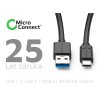 4052 3 microconnect odolny datovy a nabijeci kabel usb usb c 3 2 0 5m cerny