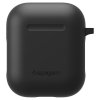 SPIGEN AirPods Case silikonový kryt pro Apple AirPods 1/2, černý