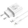 4079 1 hoco n22 nabijecka usb c pd a kabel usb c lightning 25w bila