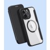 4172 25 dux ducis skin x pro flipovy magsafe kryt pro iphone 14 pro max cerny
