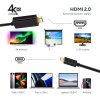 4367 microconnect redukcni kabel usb c 3 1 hdmi 2 0 s podporou 4k 60hz 1m cerny