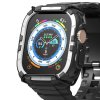 4490 14 ringke fusion x guard sada 2v1 ultra odolny kryt reminek pro apple watch ultra 49mm bilo cerny