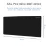 4520 1 gearlab desk pad xxl velka podlozka pod mys a notebook 90 x 40 cm cerna