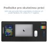 4520 3 gearlab desk pad xxl velka podlozka pod mys a notebook 90 x 40 cm cerna