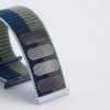 4724 2 dux ducis sport loop textilni reminek pro apple watch 42 44 45 49mm khaki tmave modry
