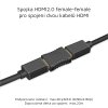 4745 microconnect hdmi 2 0 spojka adapter s podporou 4k 60hz cerna