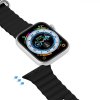 5120 5 dux ducis strap oceanwave silikonovy reminek pro apple watch 38 40 41 cerny