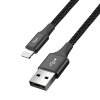 BASEUS CA1T4-B01 Opletený nabíjecí a datový kabel 4v1 (2x USB-C/Lightning/microUSB), 1,2 m, černý