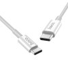 533 1 hoco x23 datovy a nabijeci kabel usb c usb c a podporou pd 1 0m 3a bila