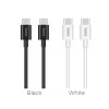 533 9 hoco x23 datovy a nabijeci kabel usb c usb c a podporou pd 1 0m 3a bila