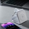 DUDAO A11N Indukční bezdrátová nabíječka 3v1 pro iPhone a AirPods, bílá