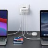 GaN 3xUSB C / USB 100W rychlonabíječka PPS Ugreen CD226 - bílá