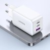 GaN Ugreen CD244 65W rychlonabíječka USB-A / 2x USB-C - bílá