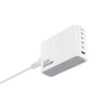 Dudao A228EU GaN 1x USB-A 4x USB-C PD 228W nabíječka - bílá