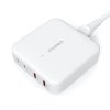 GaN Choetech PD8008 100W 2x USB-A / 2x USB-C rychlonabíječka - bílá