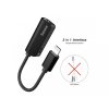 584 5 baseus call32 01 adapter pro 3 5mm sluchatka a napajeni lightning na lightning jack cerna