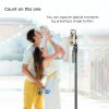 6311 5 techsuit c05 ultra dlouha selfie teleskopicka tyc 205cm se stativem tripod a bluetooth cerna