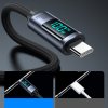 Joyroom Prism Series A16 USB-C / USB-C 100W 1,2m kabel s LED displejem - černý