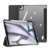 Pouzdro Dux Ducis Toby s klopou a stojánkem pro iPad Air 13„ 2024 / iPad Pro 12,9“ 2018-2022 - černé