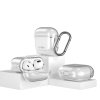 Pouzdro Tech-Protect Flexair pro AirPods 4 - transparentní
