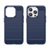 Pouzdro AG PREMIUM Carbon Case pro iPhone 14 Pro Max - modré