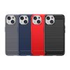 Pouzdro AG PREMIUM Carbon Case pro iPhone 15 - modré