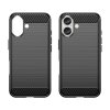 Pouzdro AG PREMIUM Carbon Case pro iPhone 16 Plus - černé
