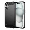 Pouzdro AG PREMIUM Carbon Case pro iPhone 16 Plus - černé