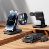 Joyroom Nabíjecí stanice 4 v 1 JR-WQS02 iPhone AirPods Apple Watch skládací s Lightning konektorem - černá
