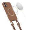 Pouzdro Tech-Protect MagNecklace MagSafe pro iPhone 16 - hnědé