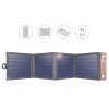 Choetech SC004 solar tourist charger 14W with USB-A, foldable - gray