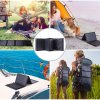 Choetech SC005 solar tourist charger 22W foldable 2x USB-A - black