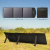 Choetech SC008 solar foldable charger 120W DC / USB-C / 2x USB-A - black