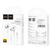 785 3 hoco m1 pro sluchatka s mikrofonem kabel 1 2m jack 3 5mm konektor bila