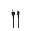 806 hoco x20 zesileny datovy a nabijeci kabel usb lightning delka 3m cerny