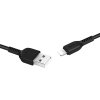 806 2 hoco x20 zesileny datovy a nabijeci kabel usb lightning delka 3m cerny