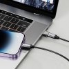 Tech-Protect UltraBoost – adaptér USB-A (samec) na USB-C (samice) – černý