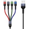 USAMS U26 US-SJ411 – 4v1 nabíjecí kabel 35 cm (2xlightning/microUSB/USB-C)