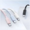 USAMS KY Series US-SJ691 60W USB-C / USB-C kabel 1m černý