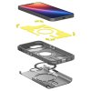 Pouzdro Spigen Tough Armor MagSafe pro iPhone 16e – průhledné šedé