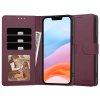 Pouzdro s klopou Tech‑Protect Wallet pro Apple iPhone 16e – mulberry