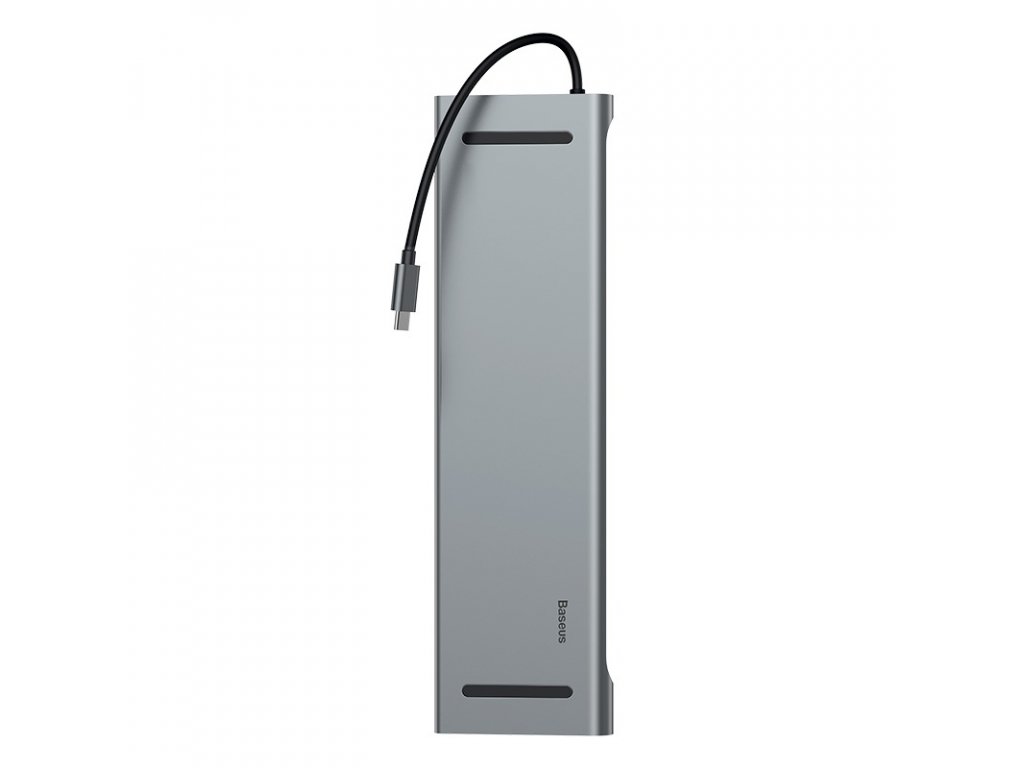 baseus enjoyment series type c notebook docking station 10v1 pd 2x hdmi 4k vga lan rj45 (1)