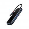 366819 1 hub 5v1 baseus acmejoy rady usb c na 2xusb 3 0 usb 2 0 usb c pd hdmi tmave seda
