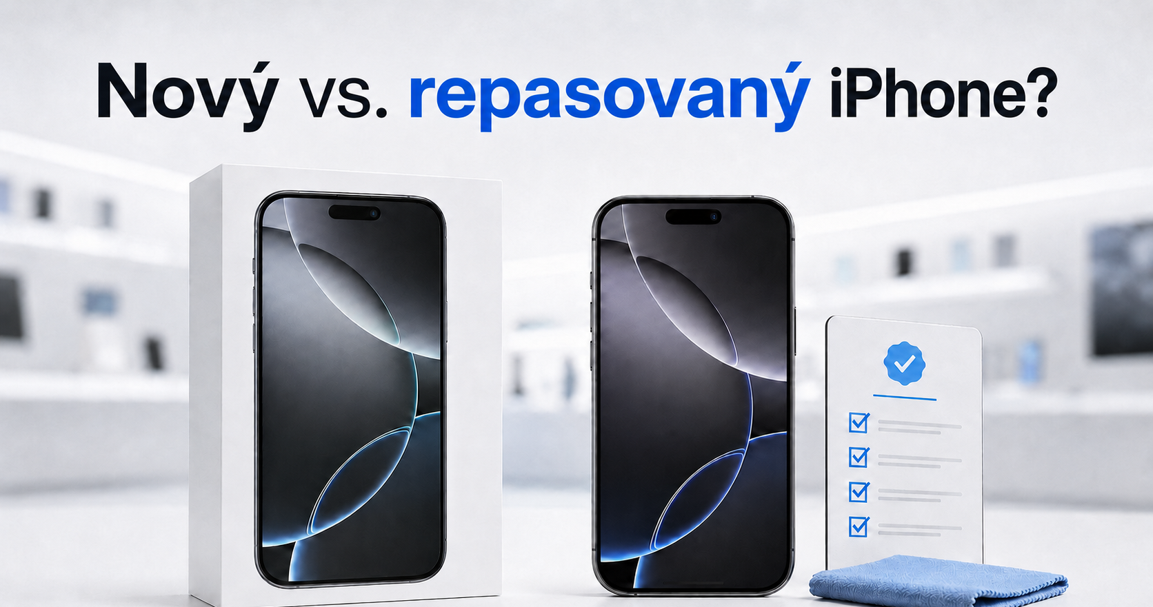 Nový vs. repasovaný iPhone: Proč se vyplatí nakupovat u profíků a neskočit na špek bazarům?