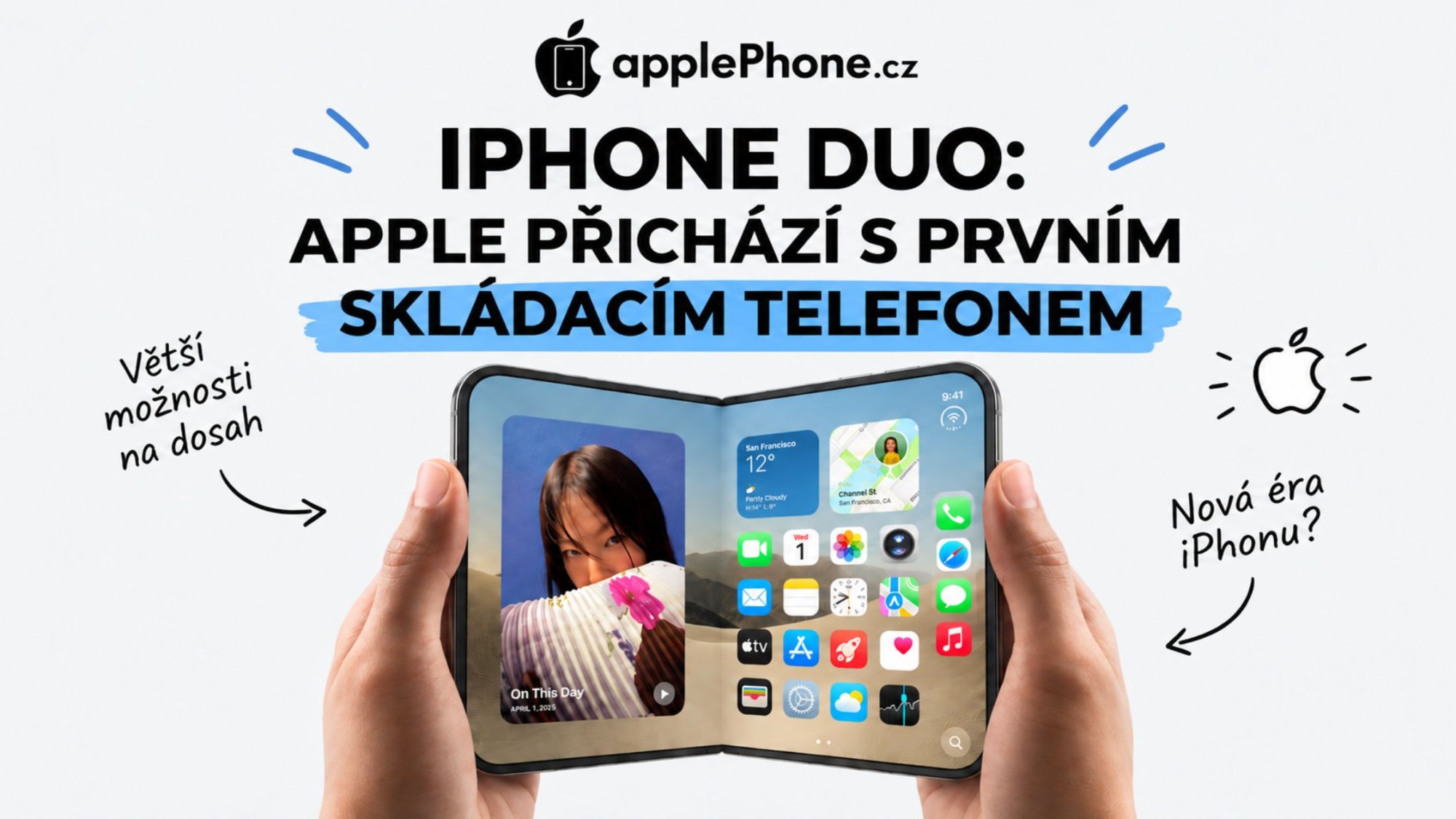 iPhone Duo: Apple konečně přichází se skládacím iPhonem