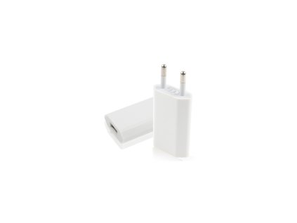 nabijecka adapter pro iphone a ipod touch 5v 1a bila