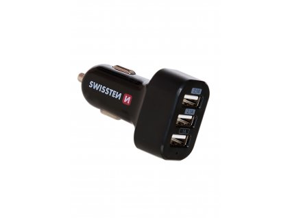 SWISSTEN CL adaptér 3x USB 5,2 A power