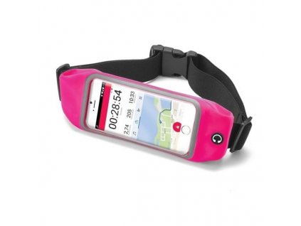 CELLY Runbelt view neoprénové sportovní pouzdro, pro mobily do 5,5'', růžové