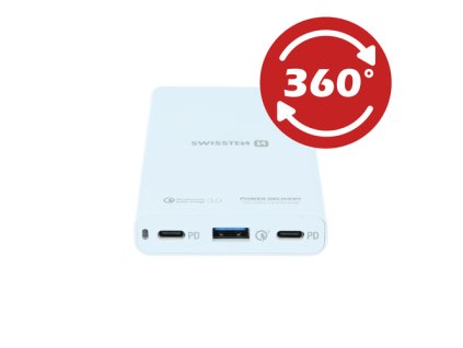 SWISSTEN síťový adaptér 60 W PD3.0 & QC4 PPS