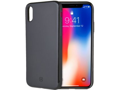 CELLY Ghostskin zadní TPU kryt pro Apple iPhone X/XS, černý